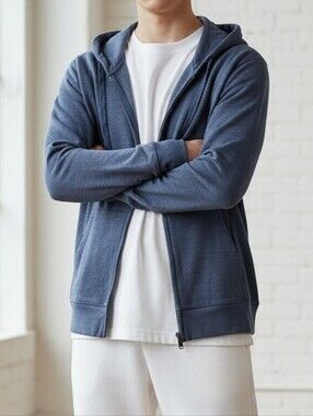 Uniqlo Airsm UV Protection Light Weight Zip Up Hoodie